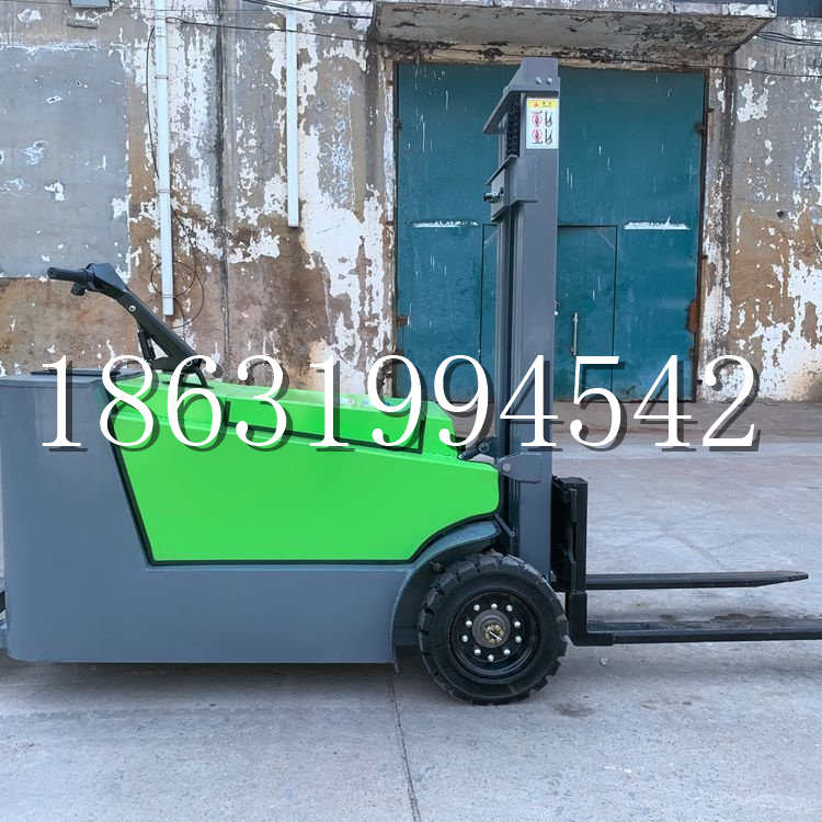 荥经县小型电动叉车1吨2吨步行站驾式电瓶堆高充电装卸车液压升降车铲车