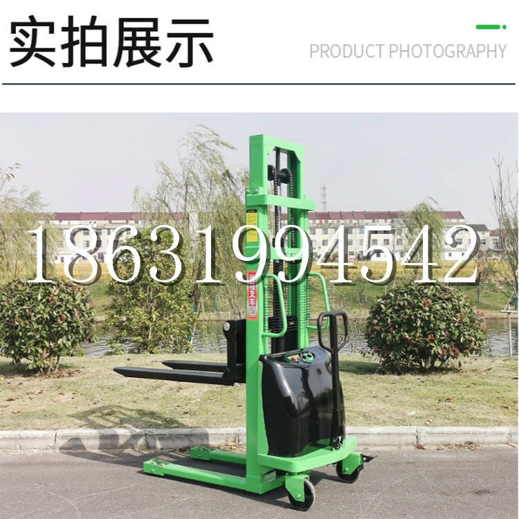 荥经县电动叉车堆高车液压铲车电瓶1吨2吨站驾步行式小型全自动叉车